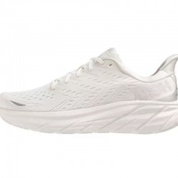 Hoka One One Clifton 8 White Women Men Running Shoes