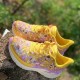 Hoka One One Clifton 8 Yellow Purple White Women Men Running Shoes