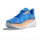 Hoka One One Clifton 9 Deep Blue Orange Women Men Running Shoes