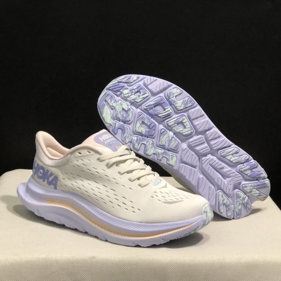 Hoka One One Kawana Beige White Pink Women And Men Running Shoes