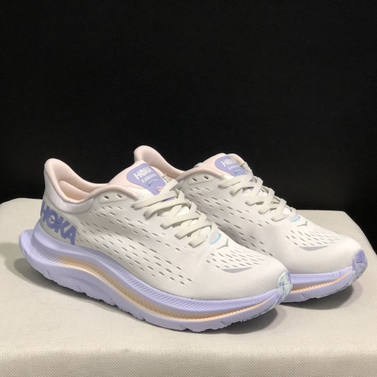 Hoka One One Kawana Beige White Pink Women And Men Running Shoes