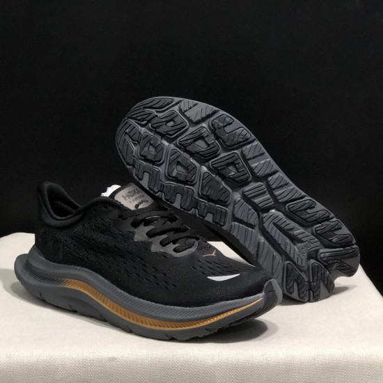 Hoka One One Kawana Black Gold Women And Men Running Shoes