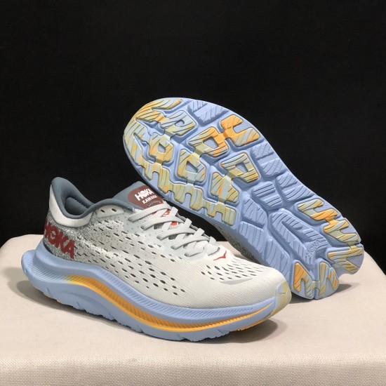 Hoka One One Kawana Grey Blue Women And Men Running Shoes