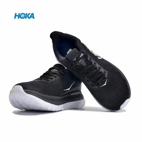 Hoka One One Mach 4 Black White Women Men Running Shoes