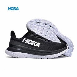 Hoka One One Mach 4 Black White Women Men Running Shoes