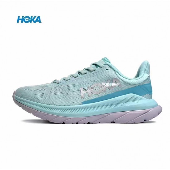 Hoka One One Mach 4 Navy Grey Women Men Running Shoes