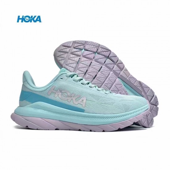 Hoka One One Mach 4 Navy Grey Women Men Running Shoes