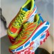 Hoka One One Mafate Speed Blue Red Yellow Women Men Running Shoes