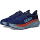 Hoka One One Mafate Speed Challenger 7 Deep Blue Orange Women Men Running Shoes
