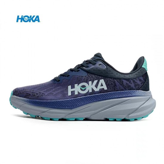 Hoka One One Mafate Speed Challenger 7 Deep Blue Women Men Running Shoes