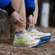 Hoka One One Mafate Speed Grey Yellow Blue Women Men Running Shoes